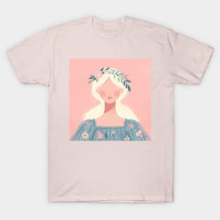 Vintage Elegance in Pastels T-Shirt